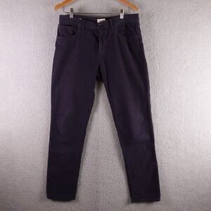 Todd Snyder Mens‎ Slim Fit 5-Pocket Pants Navy Blue/Purple Hue 31x32